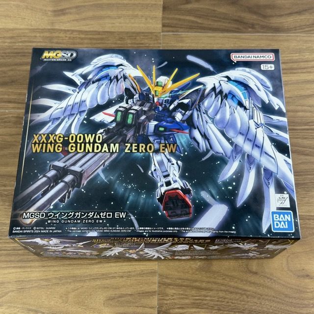 新品 BANDAI バンダイ プラモデル MGSD ウイングガンダムゼロ EW 新機動戦記ガンダムW XXXG-OOWO / 901102