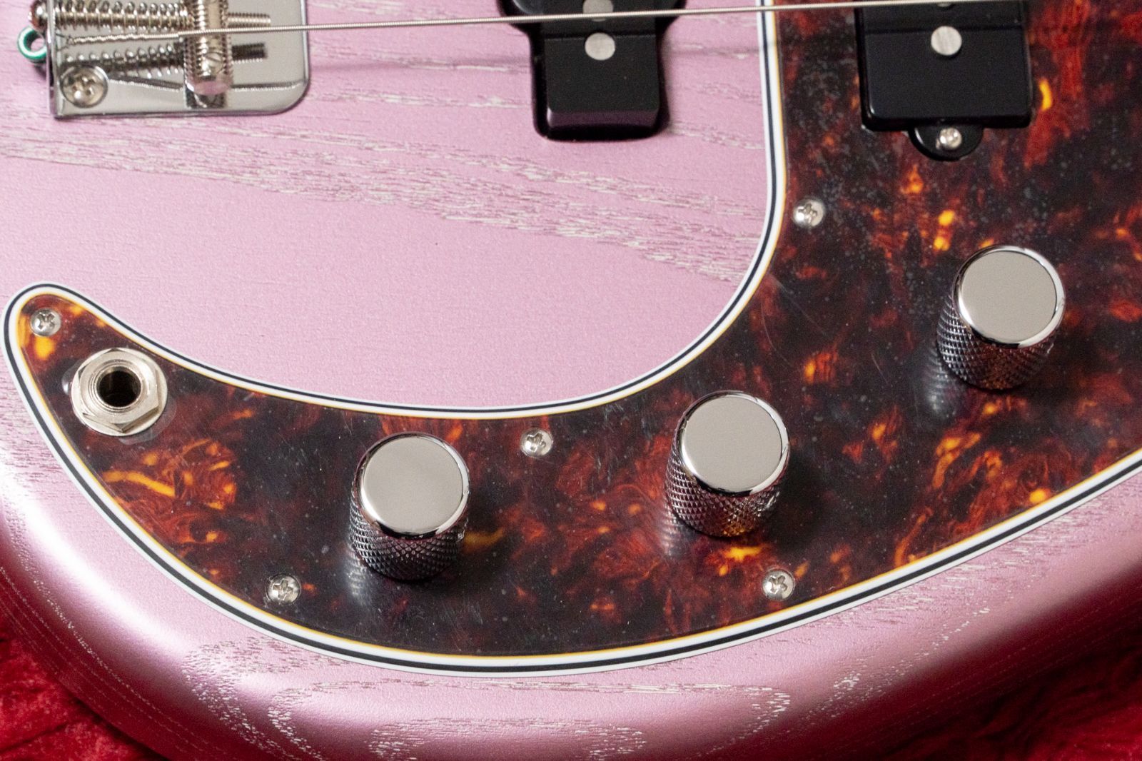 【new】Freedom Custom Guitar Research / O.S.R.S.PJ 5st C.O. “GIB Custom Pink” 3.770kg #1972【GIB横浜】エレキベース