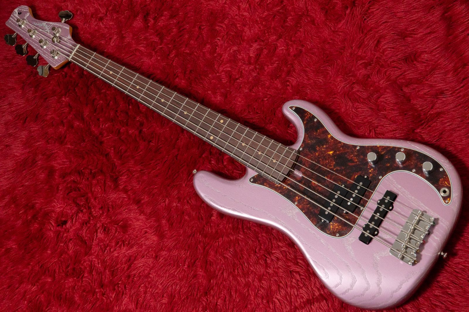 【new】Freedom Custom Guitar Research / O.S.R.S.PJ 5st C.O. “GIB Custom Pink” 3.770kg #1972【GIB横浜】エレキベース