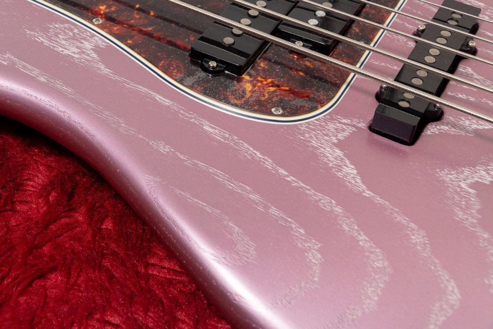 【new】Freedom Custom Guitar Research / O.S.R.S.PJ 5st C.O. “GIB Custom Pink” 3.770kg #1972【GIB横浜】エレキベース