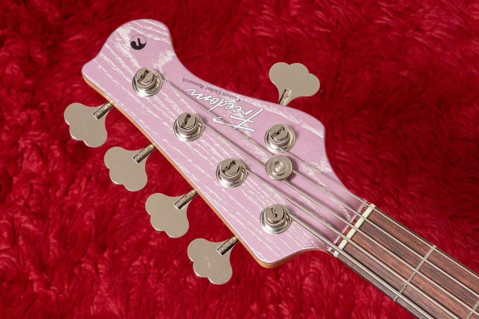 【new】Freedom Custom Guitar Research / O.S.R.S.PJ 5st C.O. “GIB Custom Pink” 3.770kg #1972【GIB横浜】エレキベース