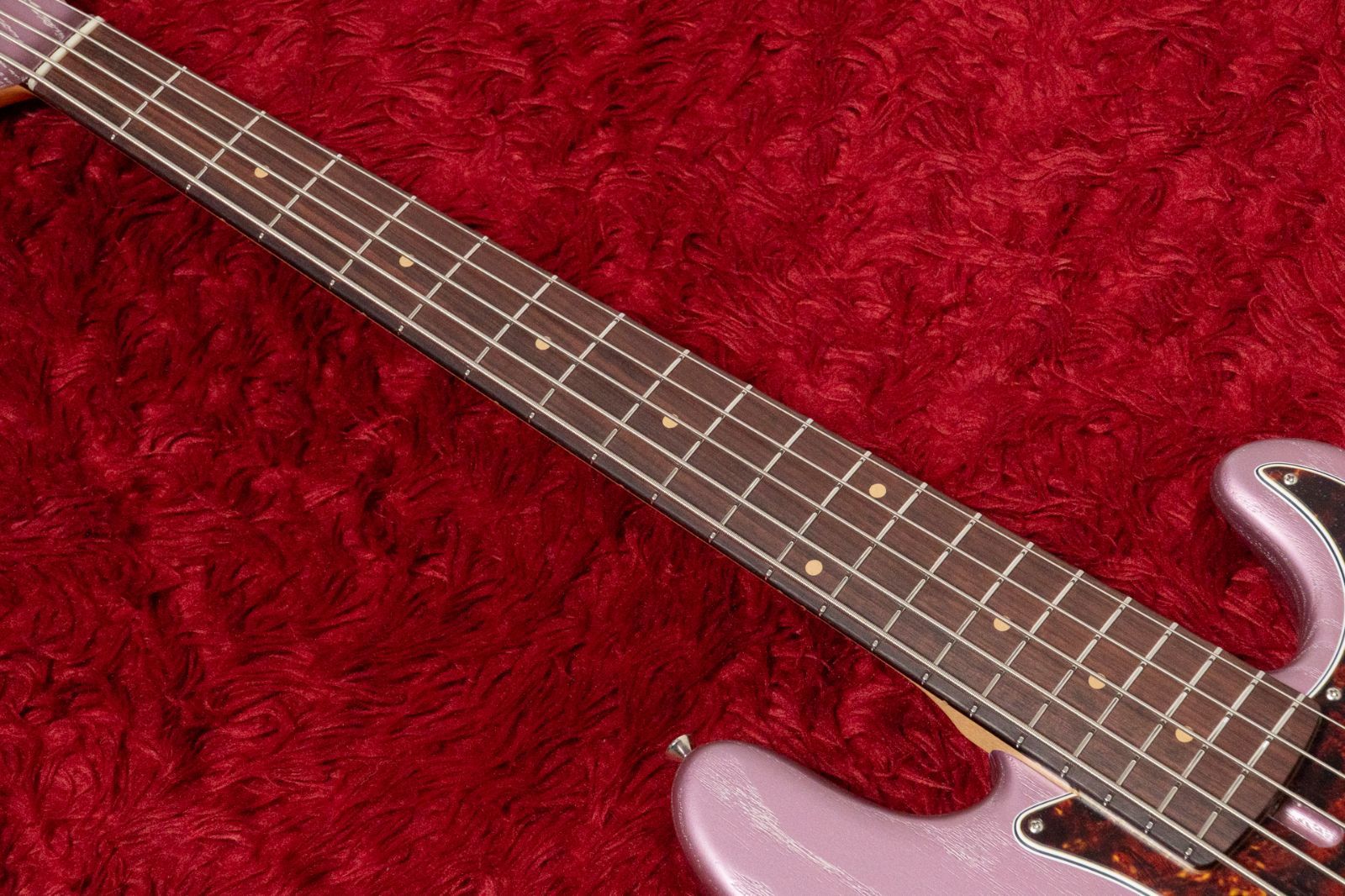 【new】Freedom Custom Guitar Research / O.S.R.S.PJ 5st C.O. “GIB Custom Pink” 3.770kg #1972【GIB横浜】エレキベース