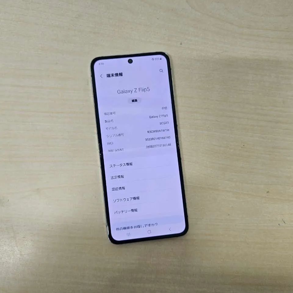 Galaxy Z Flip5 ミント 256GB au 訳あり - メルカリ