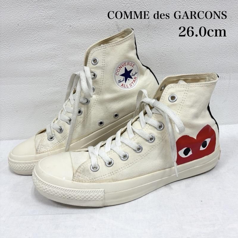 プレイ　コムデギャルソン×コンバース　ハイカットスニーカー　26 プレイコムデギャルソン CONVERSE コンバース ALL STAR オールスター