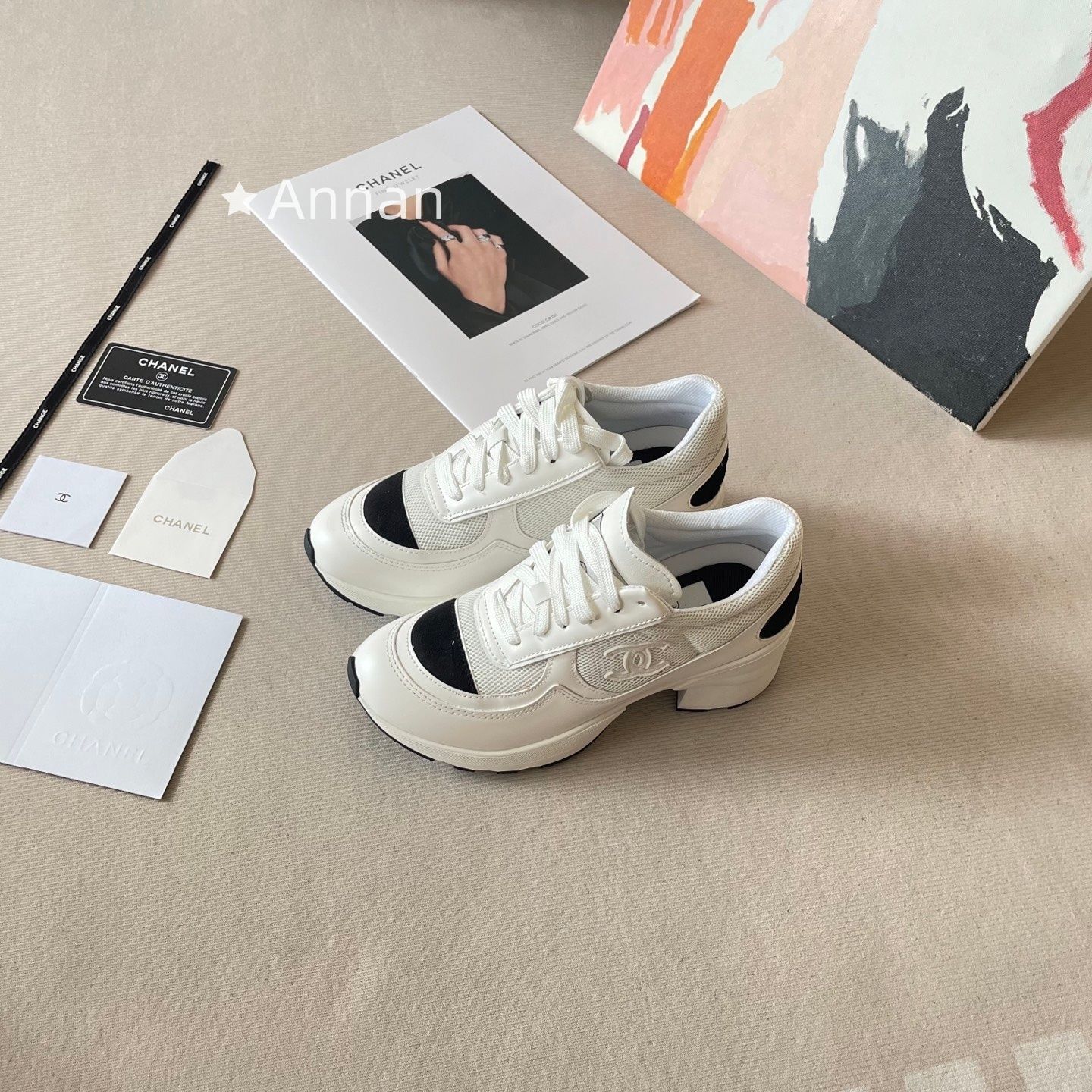 激レア 極美品 新品 CHANEL シャネル スニーカー レディース - メルカリ