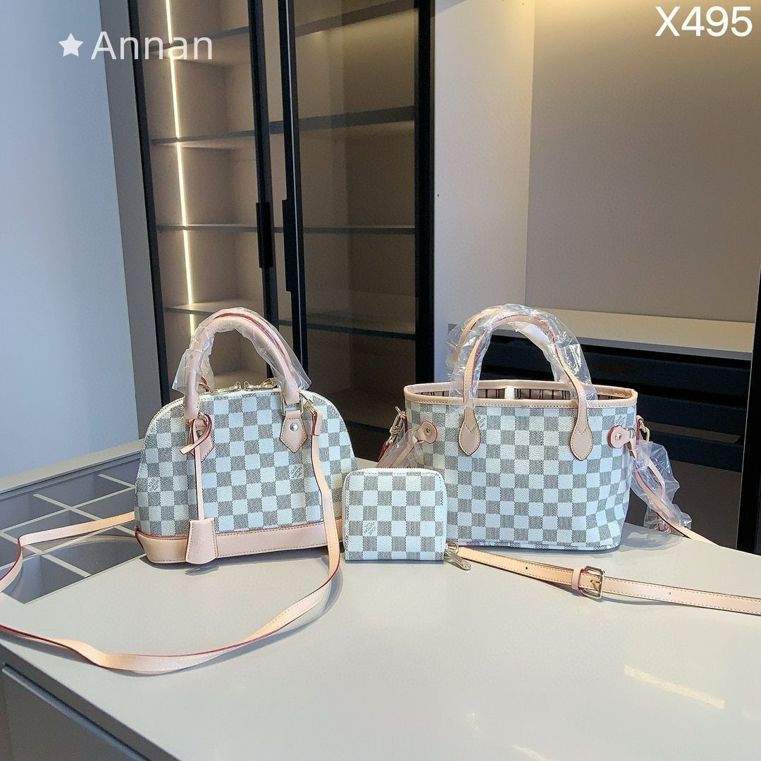 魅力 送料無料 LOUIS VUITTON ルイヴィトン ショルダーバッグ ハンドバッグ 財布 3点セットバッグ