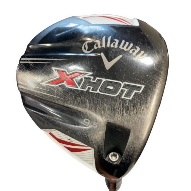 【中古】 キャロウェイ X HOT 9.5° USA ドライバー DR 純正特注シャフト (フレックスS) メンズ 男性用 右利き 右用 Cランク ゴルフクラブ