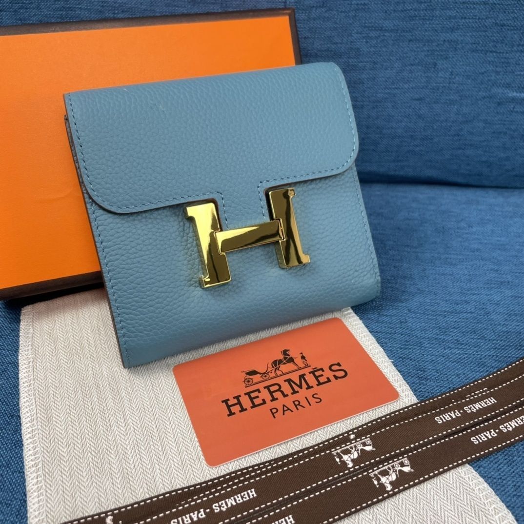新品同様 人気 HERMES エルメス 折り財布 小銭入れ
