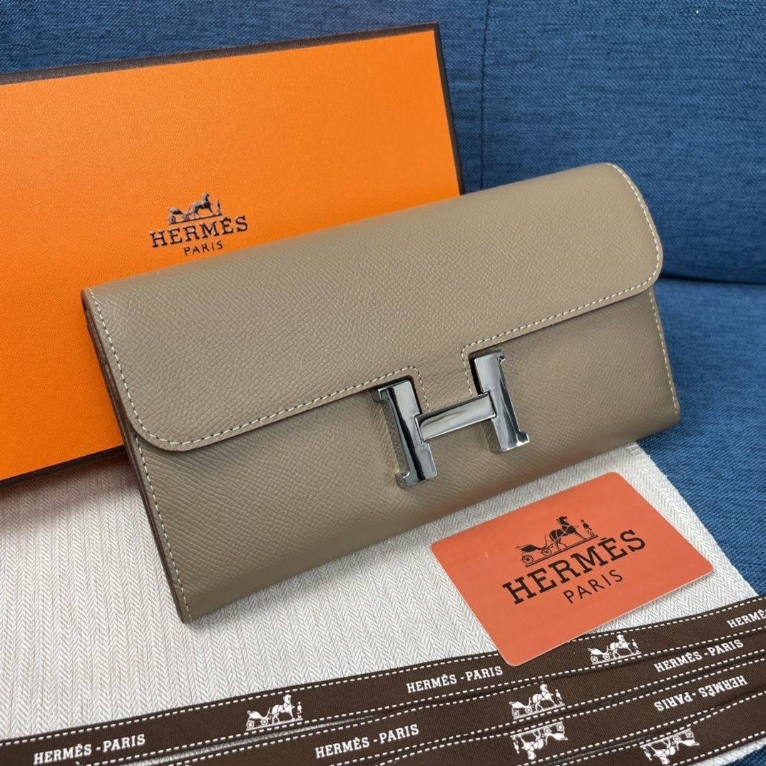 お洒落 極美品 HERMES エルメス ウォレット 長財布 小銭入れ