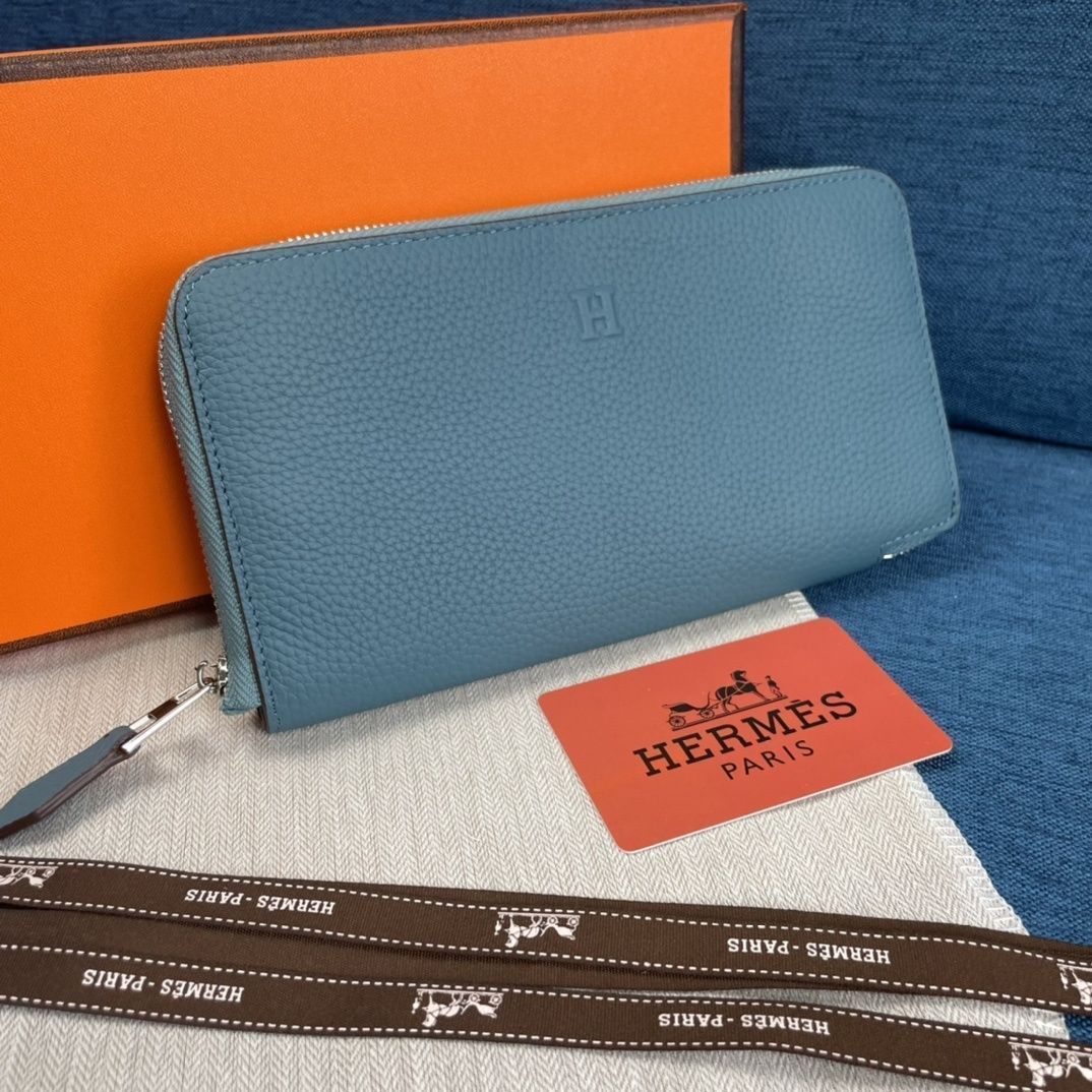 超美品 限定品 HERMES エルメス ウォレット長財布 小銭入れ
