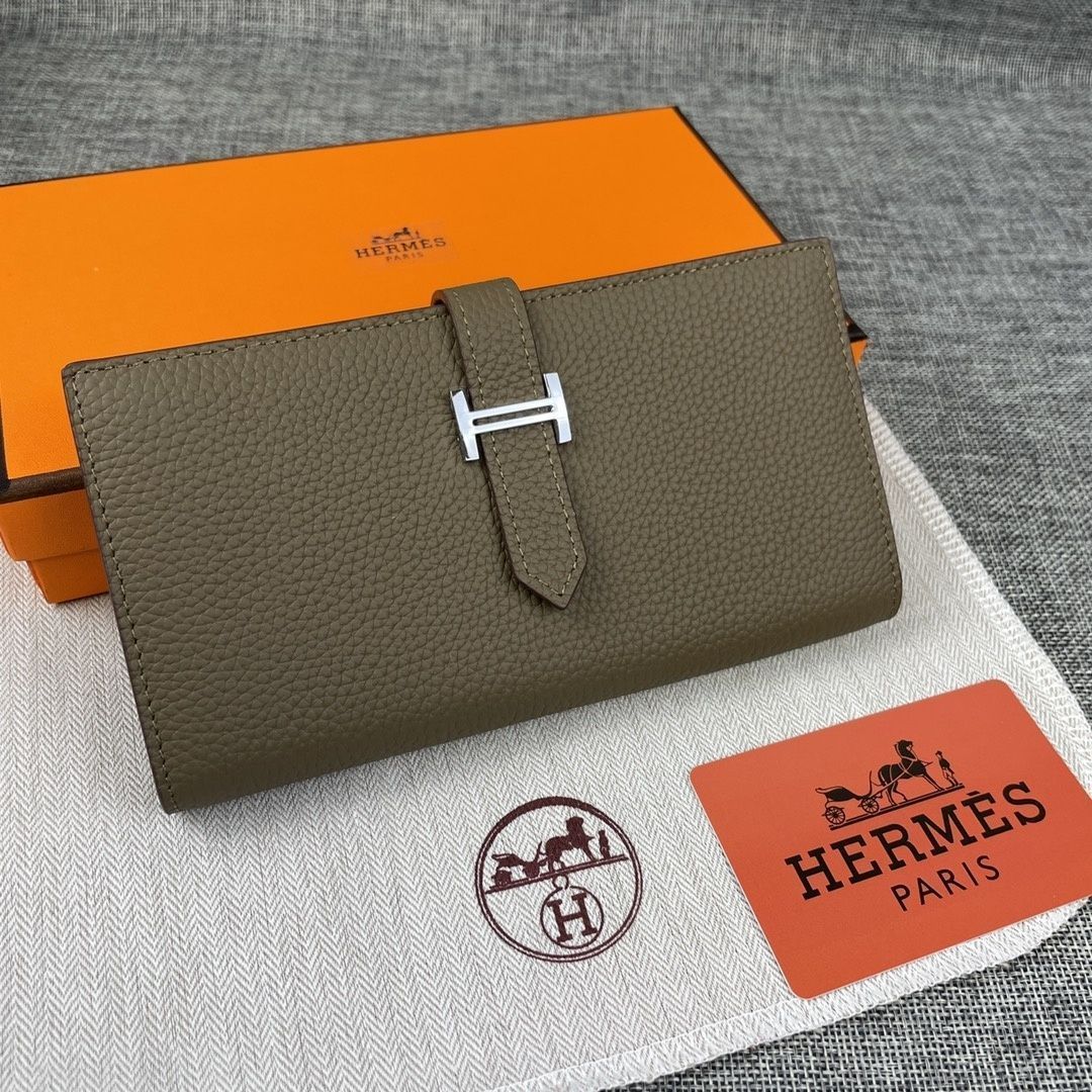 超極SSS美品 良品 HERMES エルメス長財布 さいふ ウォレット 長財布 小銭入れ