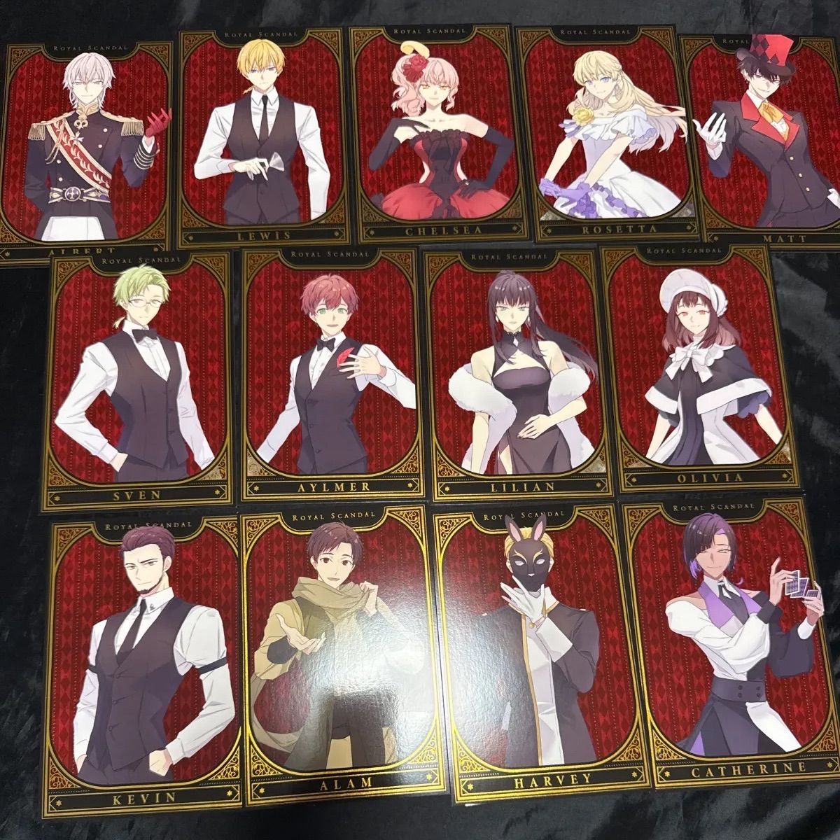 Royal Scandal ロイスキャ 皇子からの密命 ポストカード 13点まとめ