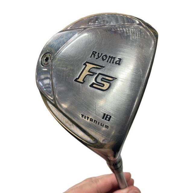 【中古】 リョーマゴルフ Ryoma F シルバー F5 フェアウェイウッド FW リシャフト (フレックスその他) メンズ 男性用 右利き 右用 Cランク ゴルフクラブ