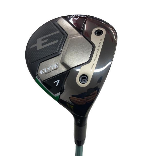 【中古】 キャロウェイ ELYTE MAX FAST 7W レディース フェアウェイウッド FW LIN-Q GREEN 40 for CW(ELYTE FW) (フレックスL) レディース 女性用 右利き 右用 Aランク ゴルフクラブ
