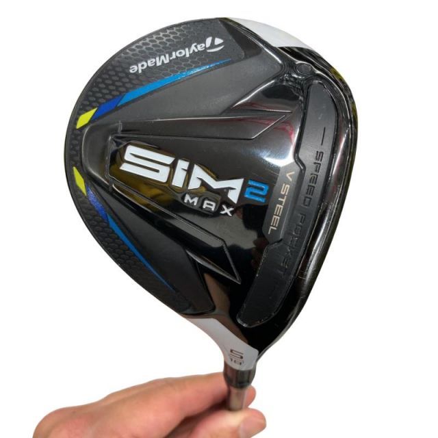 【中古】 テーラーメイド SIM2 MAX 5W フェアウェイウッド FW TENSEI BLUE TM50(SIM2 FW) (フレックスSR) メンズ 男性用 右利き 右用 Cランク ゴルフクラブ