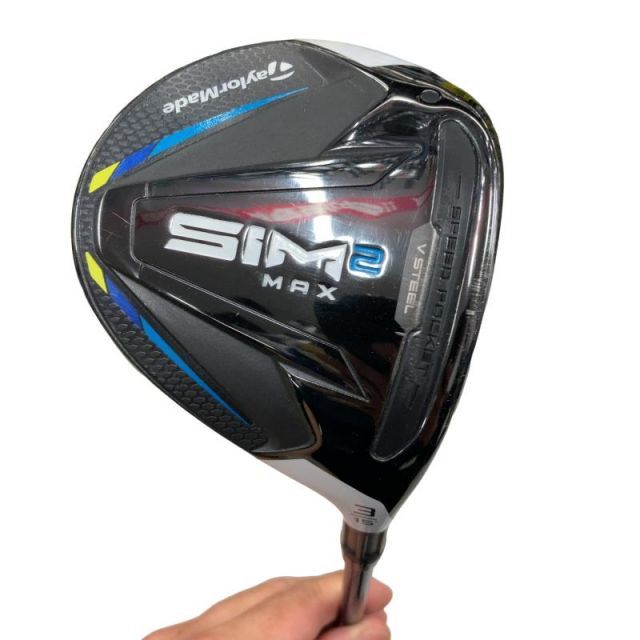 【中古】 テーラーメイド SIM2 MAX 3W フェアウェイウッド FW TENSEI BLUE TM50(SIM2 FW) (フレックスSR) メンズ 男性用 右利き 右用 Cランク ゴルフクラブ