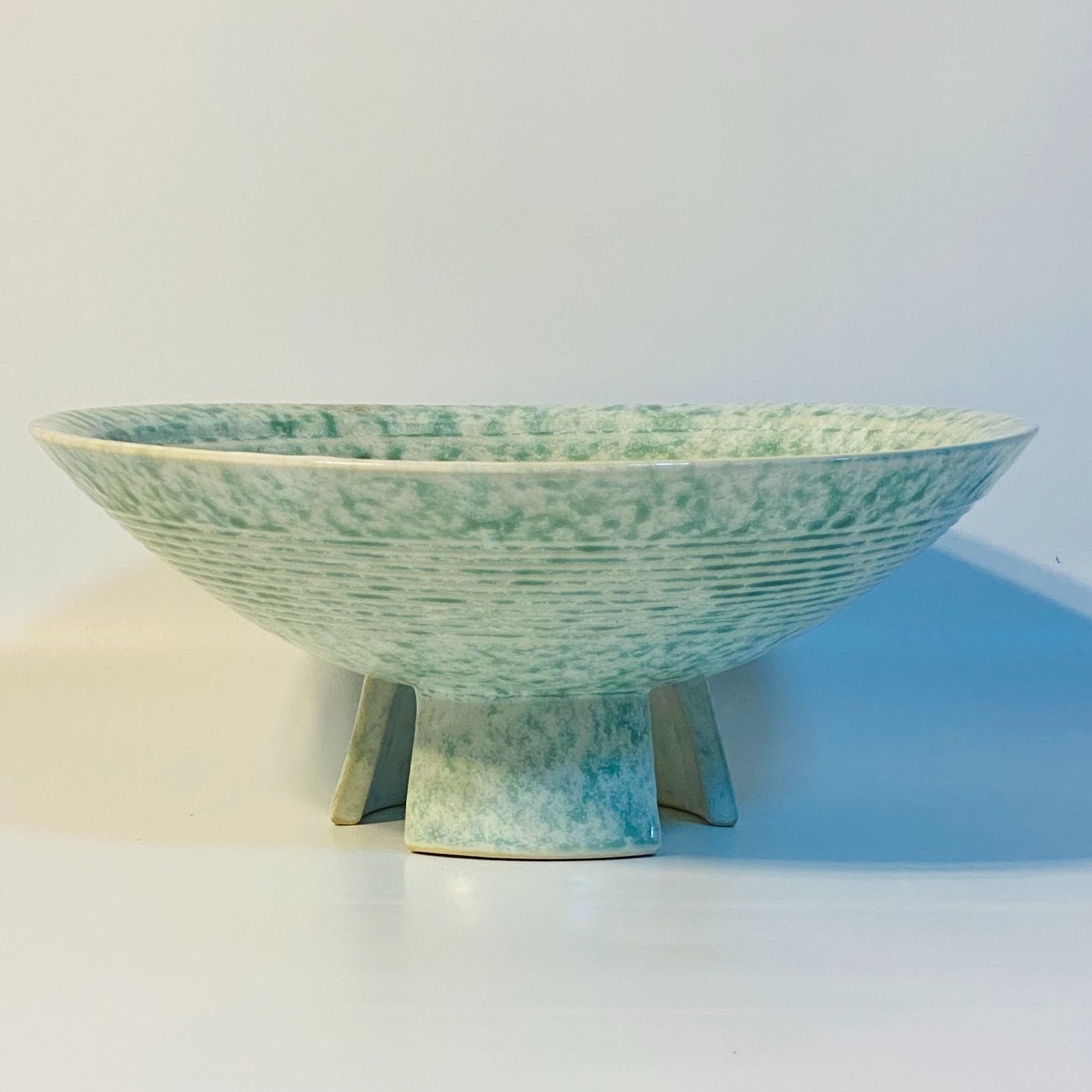 光山 水盤 石灰盤 花器 花瓶 華道 花道 お花 生け花 水器 花立 花入
