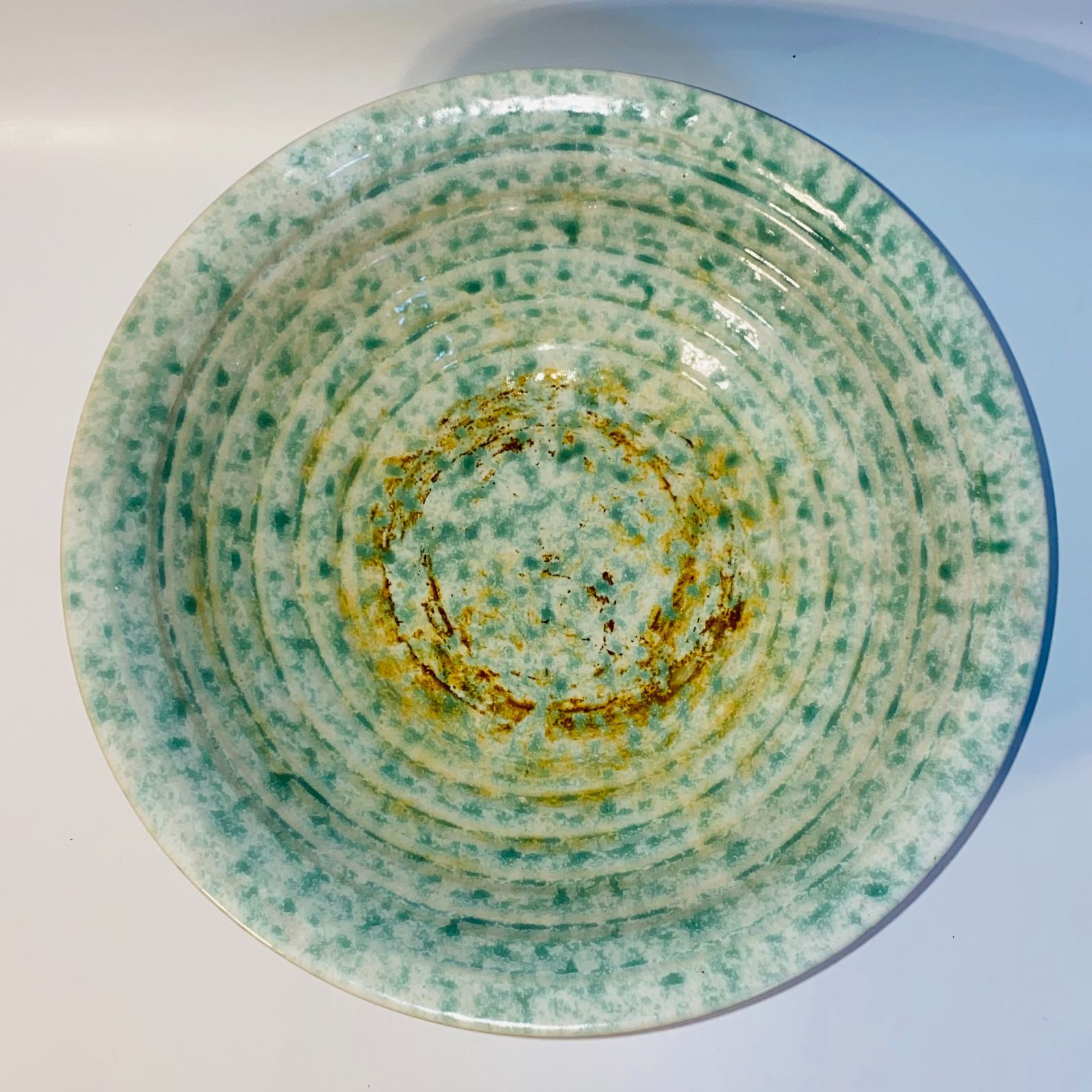 光山 水盤 石灰盤 花器 花瓶 華道 花道 お花 生け花 水器 花立 花入