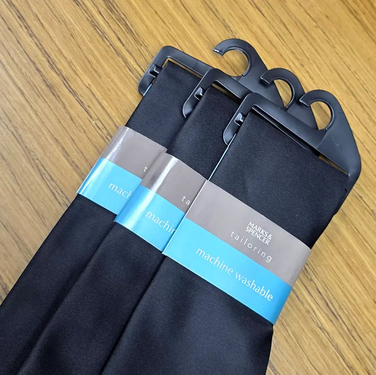 (未使用) マックスアンドスペンサー Marks and Spencer ブラック ネックタイ (3枚 まとめ売り)