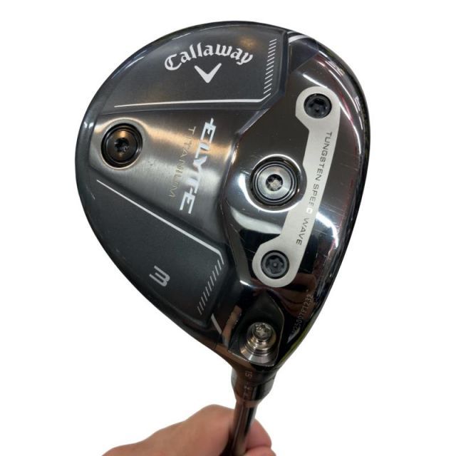【中古】 キャロウェイ ELYTE TITANIUM 3W フェアウェイウッド FW TENSEI GREEN 60 for CW(ELYTE FW) (フレックスS) メンズ 男性用 右利き 右用 Cランク ゴルフクラブ