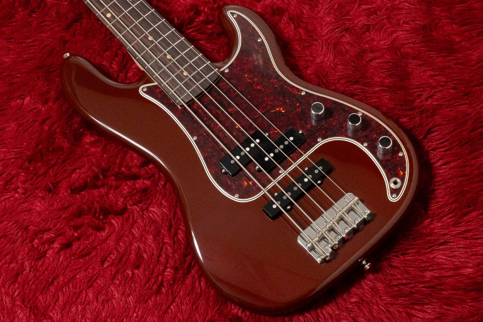 【new】Freedom Custom Guitar Research / O.S.R.S.PJ 5st C.O.Burgundy Mist 4.250kg #1974L【GIB横浜】エレキベース