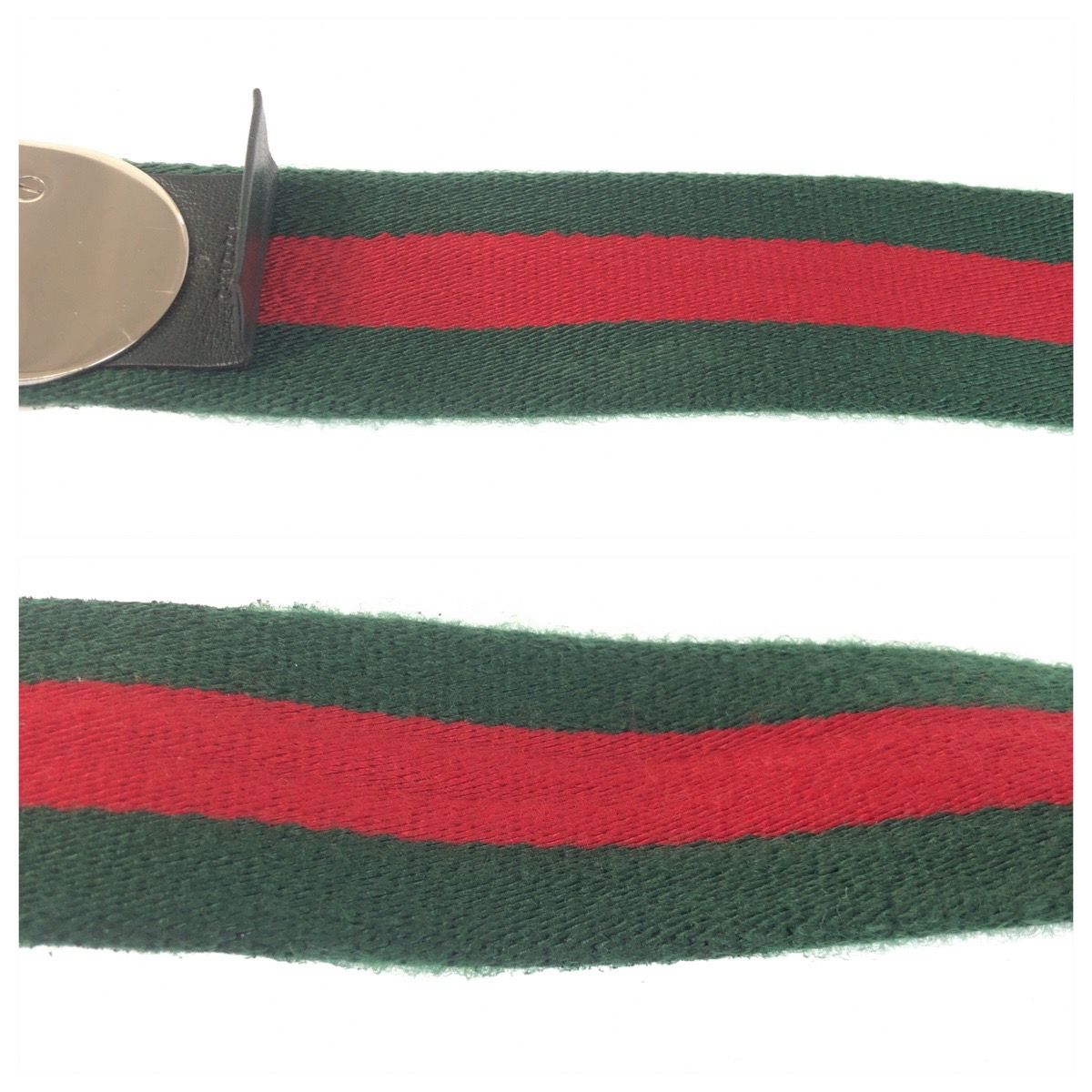 美品 GUCCI グッチ シェリーライン 85cm/34inc グリーン レッド