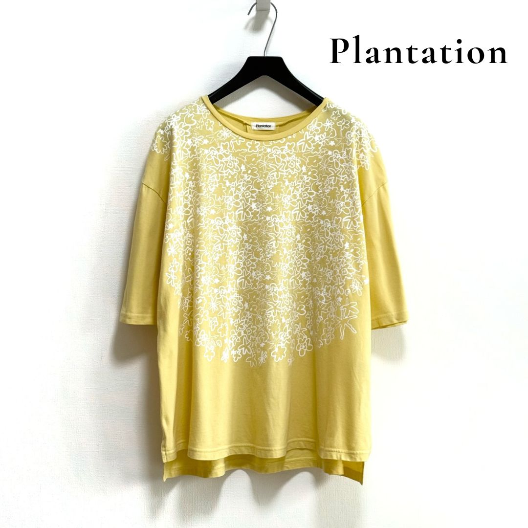 Plantation プランテーション チビハナプリントT Tシャツ カットソー 5