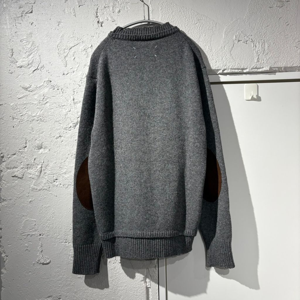 Maison Margiela メゾンマルジェラ 22AW 5G Elbow patch knit エルボー