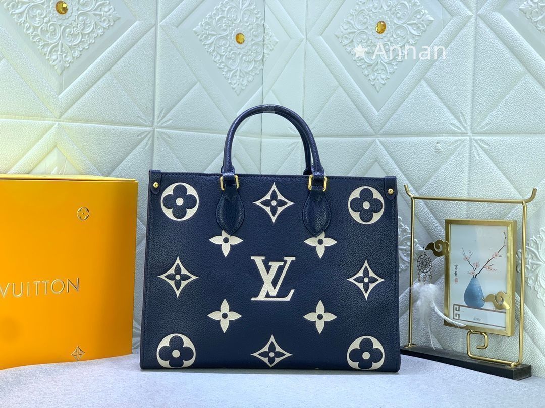 美品LOUIS VUITTON ルイヴィトン トートバッグ モノグラムアンプラント オンザゴーMM