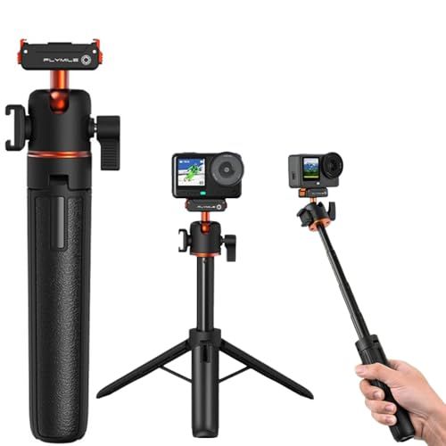 ★新品★DJI Osmo Action 6/Osmo Nano 対応 ミニ延長ロッド カメラ三脚 磁気吸着クイックリリーススタンド搭載 360°回転 ボール雲台 旅行用 軽量 伸縮式 折りたたみ 運びに便利 ミニ コールドシュー付き 4d4ec5e9 5,913円