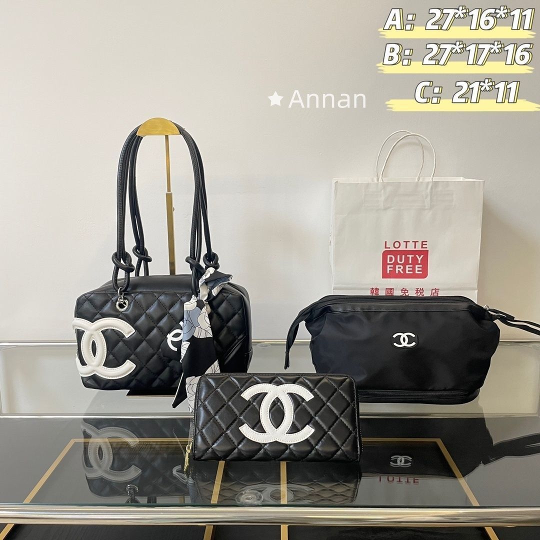 限界 本日限定 CHANEL シャネル トートバッグショルダーバッグ 財布 3点セット