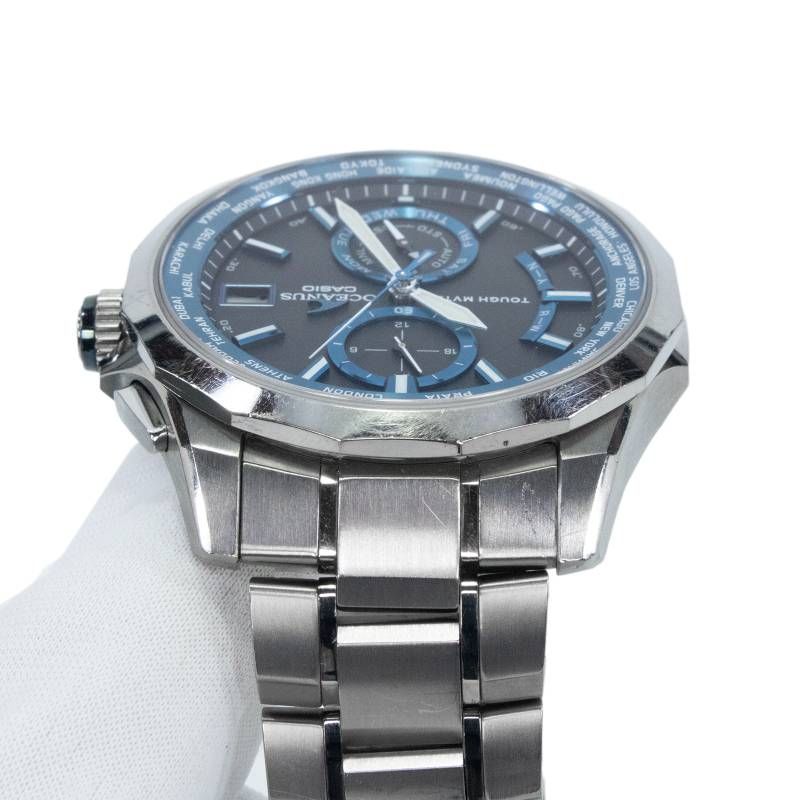 【稼働】カシオ オシアナス マンタ 電波OCW-S2000 チタン メンズ腕時計 稼働品 送料無料 カシオ 腕時計 充電式 ソーラー電波 メンズ