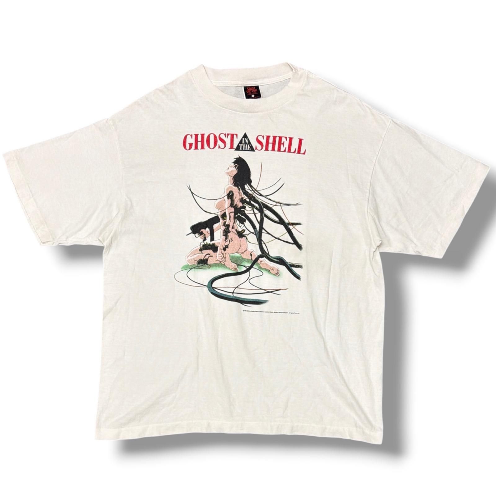 参考上代35200円 SAINT MICHAEL × 攻殻機動隊 24AW GS_SS TEE 半袖Tシャツ　カットソー セントマイケル × GHOST IN THE SHELL SM-YS1-0000-C32 ホワイト L （19874M）