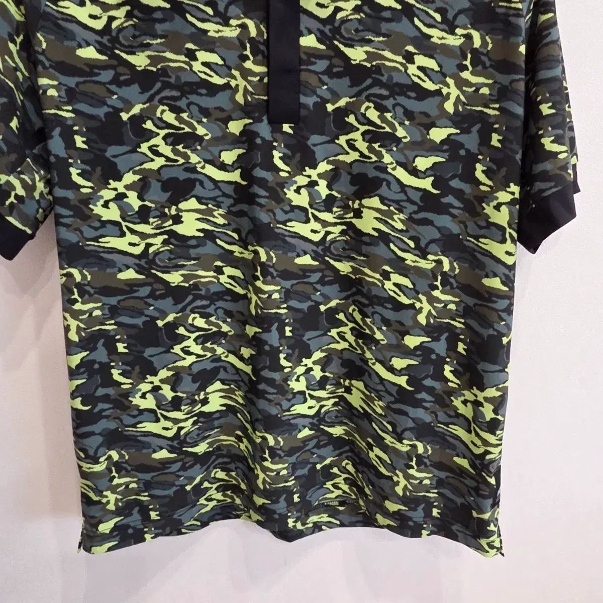 アメイジングクリー 機能性 カラーネック 半袖 ゴルフTシャツ XXL