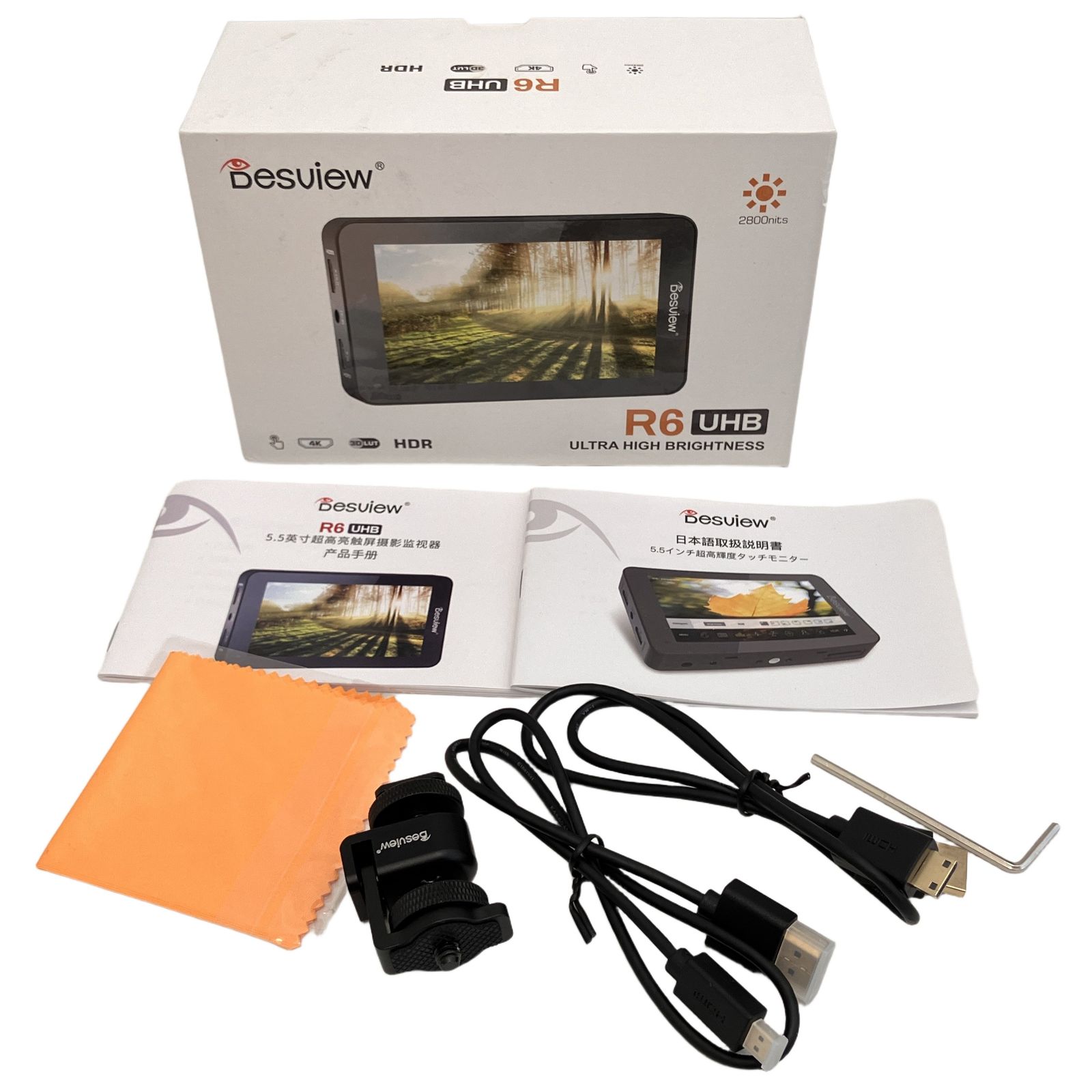 Desview R6 UHB フィールドモニター カメラモニター 5.5インチ 中古