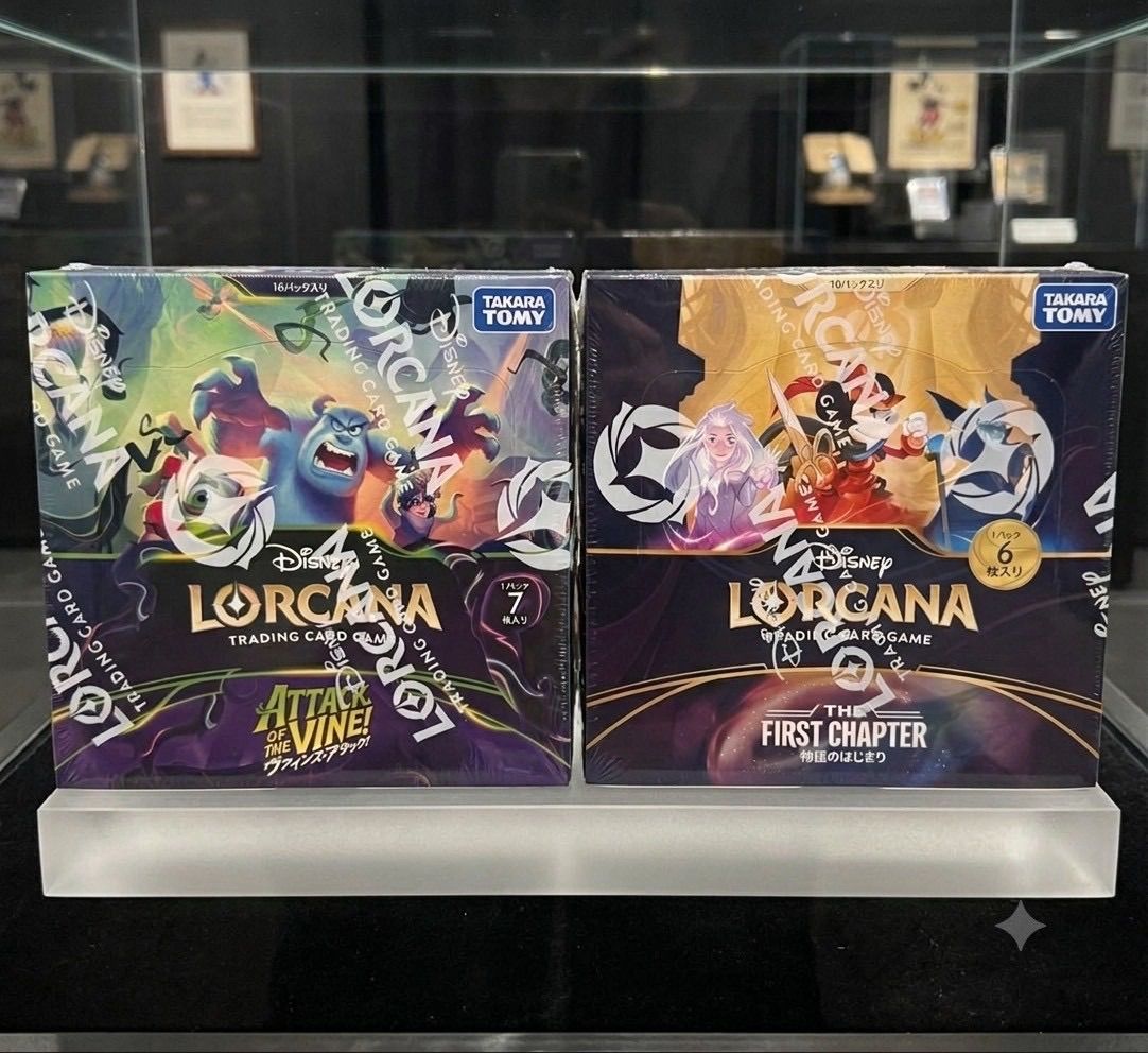 LORCANA ディズニー　シュリンク付き未開封BOX ✓【2BOXセット】ディズニー・ロルカナ（Disney Lorcana）日本語版