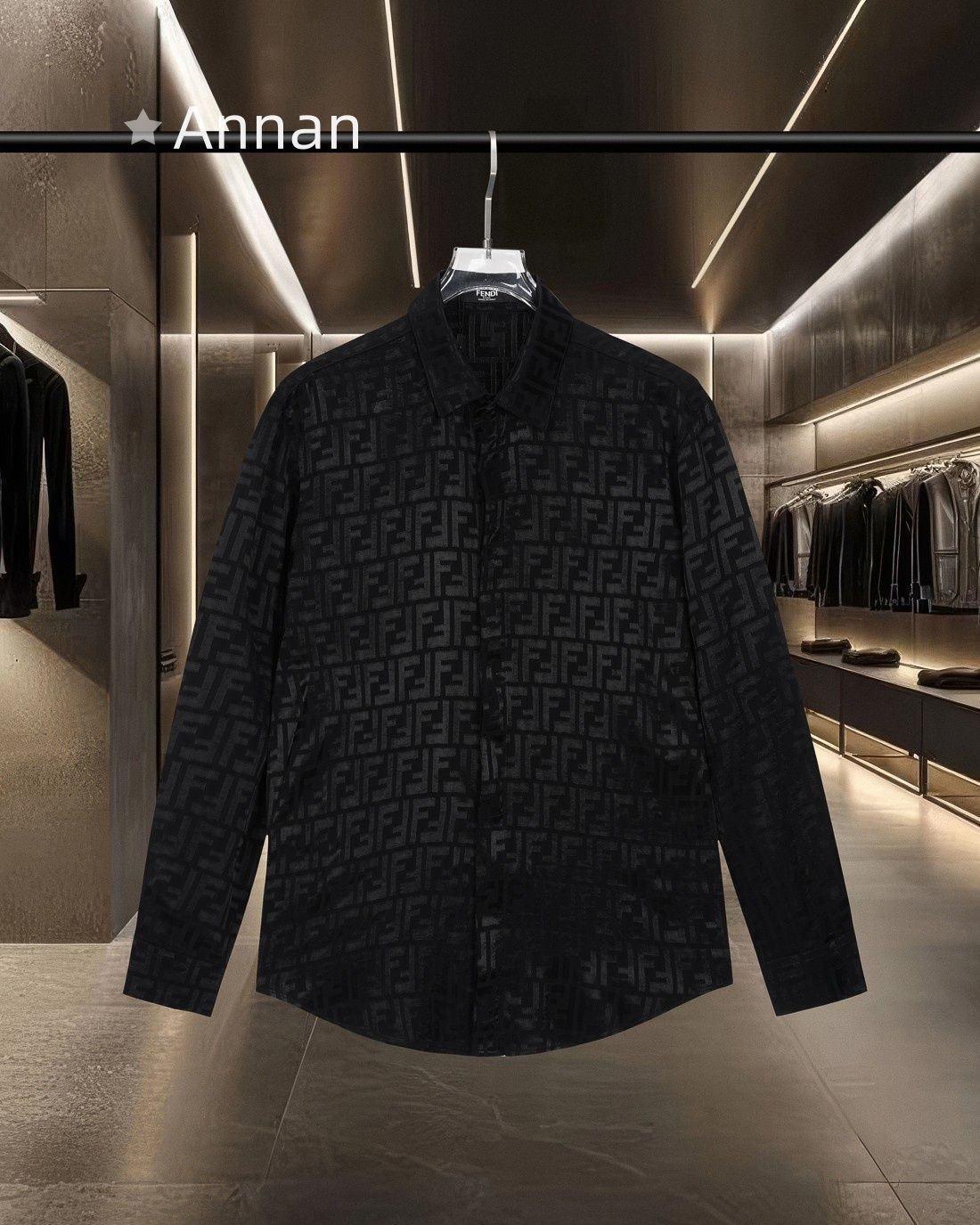 本日特価 本日限定！新品 タグ付 FENDI フェンディ長袖シャツ メンズ レディース ユニセックス カジュアル