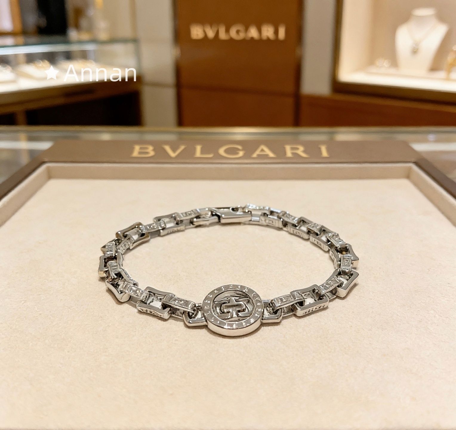 洒落 ★ ★★ 新品 BVLGARI ブルガリ ブレスレット バングル リストバンド メンズ 結婚式 卒業式 清楚 イベント 入学式