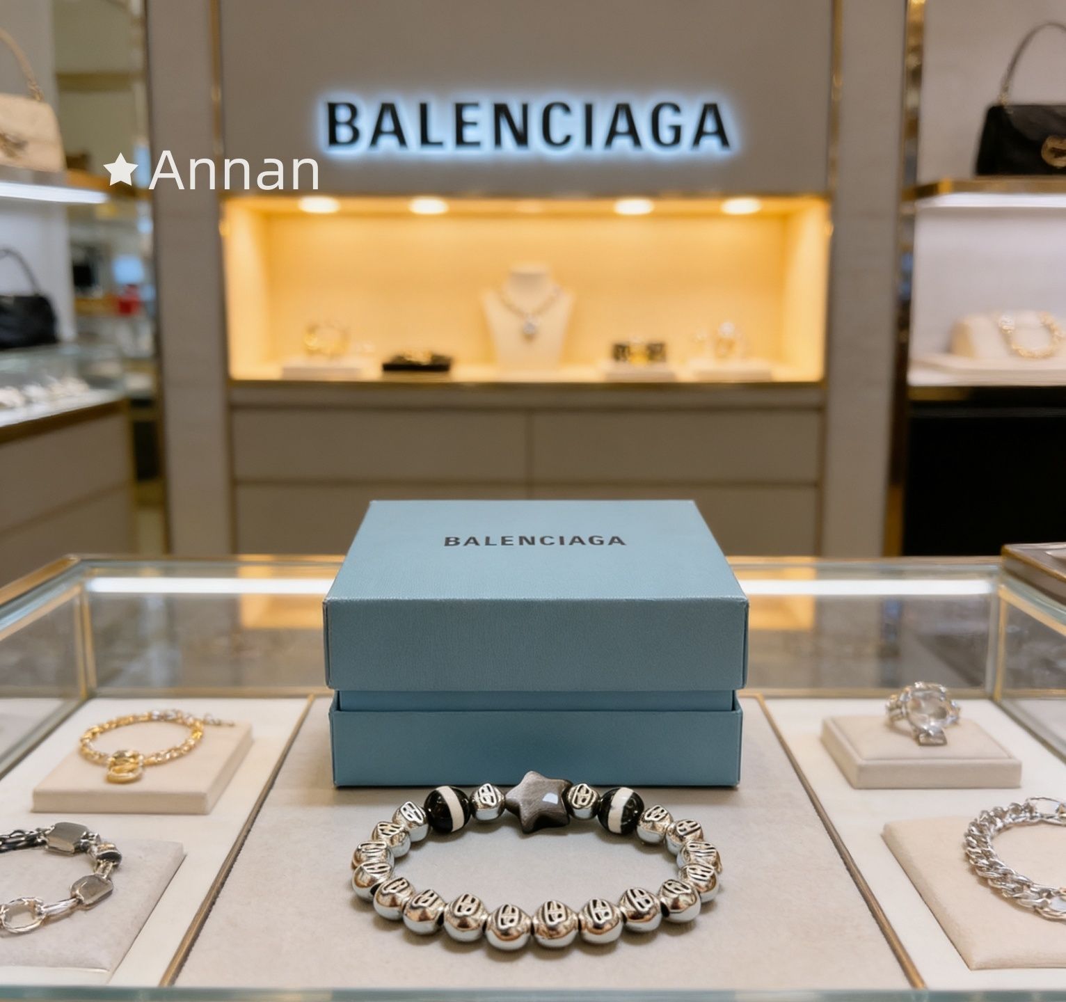 人気商品 ★★ 新品 BALENCIAGA バレンシアガ ブレスレット バングル リストバンド メンズ 結婚式 卒業式 清楚 イベント 入学式