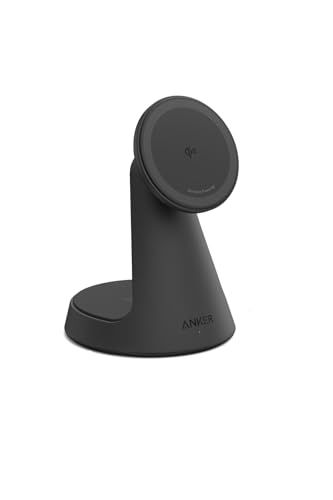 Anker MagGo Wireless Charger (2-in-1, Dock Stand) Qi2対応 マグネット式 2-in-1 ワイヤレス充電ステーション/ワイヤレス出力 iPhone 16 / 15 / 14 ブラックpms 168fac6b