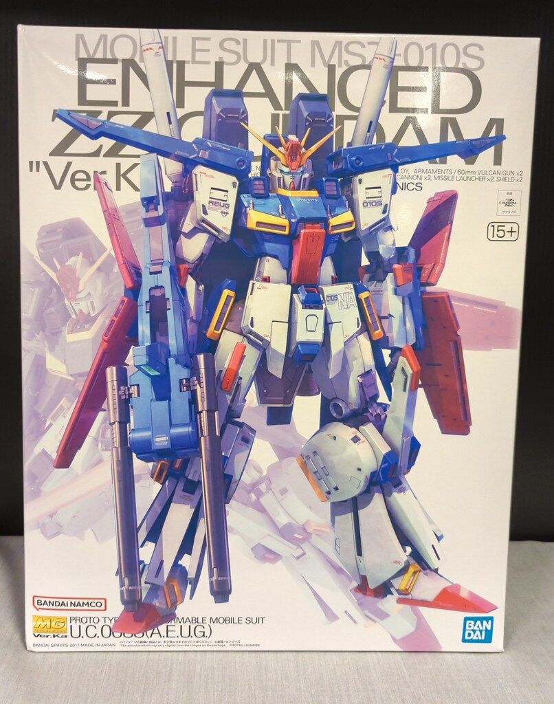 BANDAISPIRITS MG 1/100 バンダイナムコ版 強化型ダブルゼータガンダム Ver.Ka/15+表記
