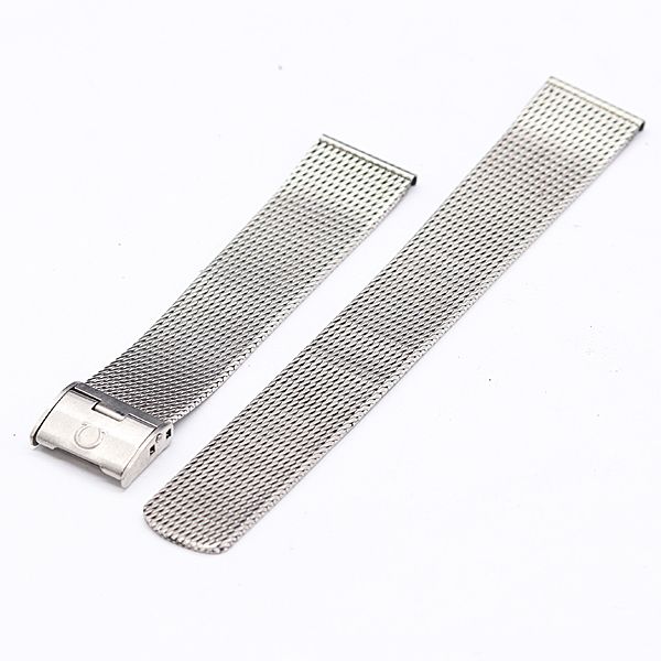 良品 オメガ 純正ベルト シルバーカラー 18ｍｍ レディース腕時計 2000000 NSK MYT