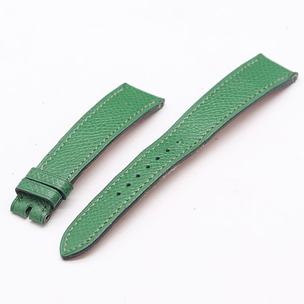 良品 エルメス 純正ベルト グリーンカラー 16ｍｍ レディース腕時計 2000000 NSK MYT