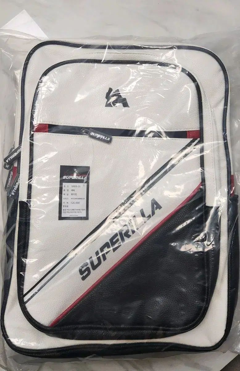 スーパーリラ バドミントン バックパック size 33x46x24 ラケットバッグ 卓球