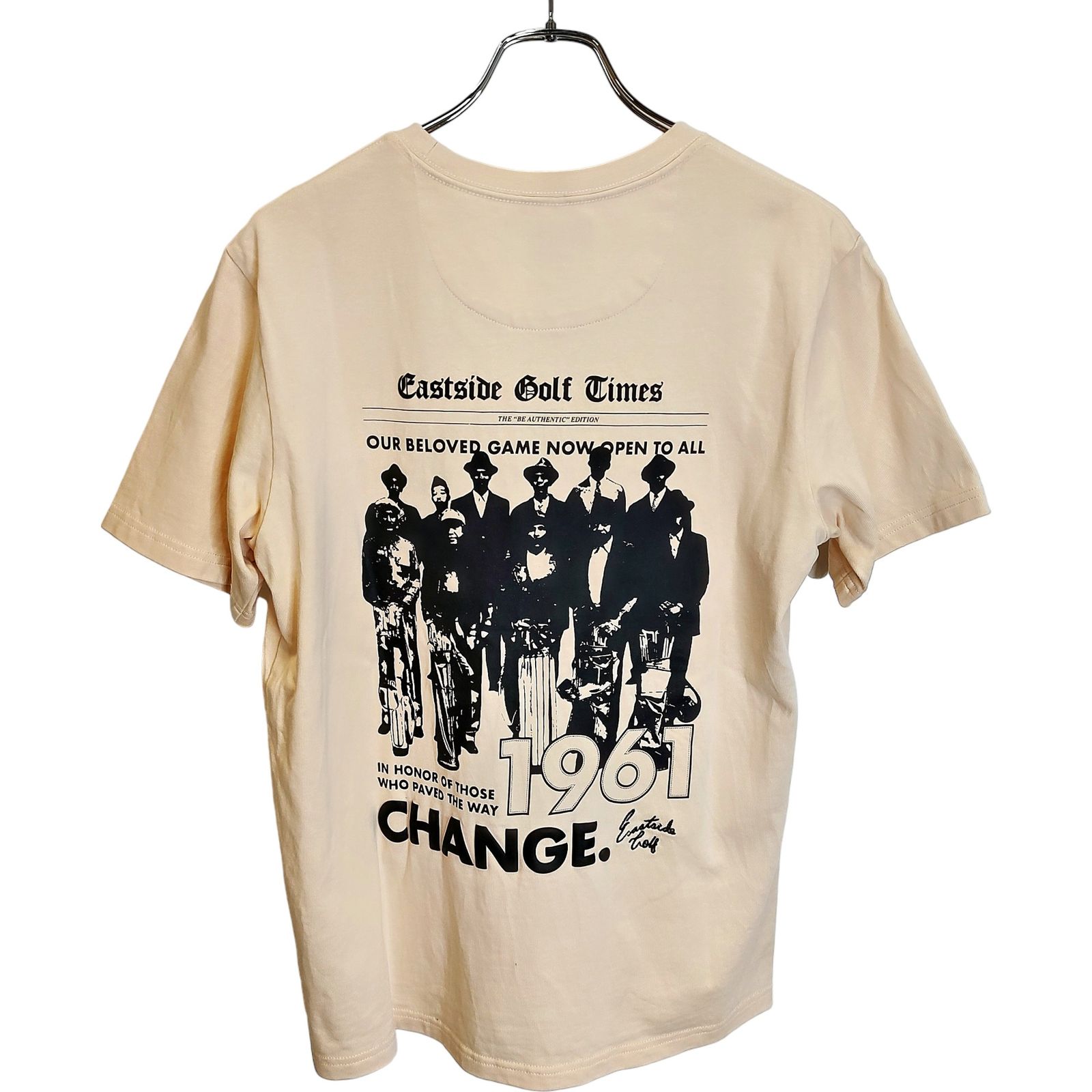 Eastside Golf イーストサイド ゴルフ 1961 半袖 Tシャツ S ベージュ