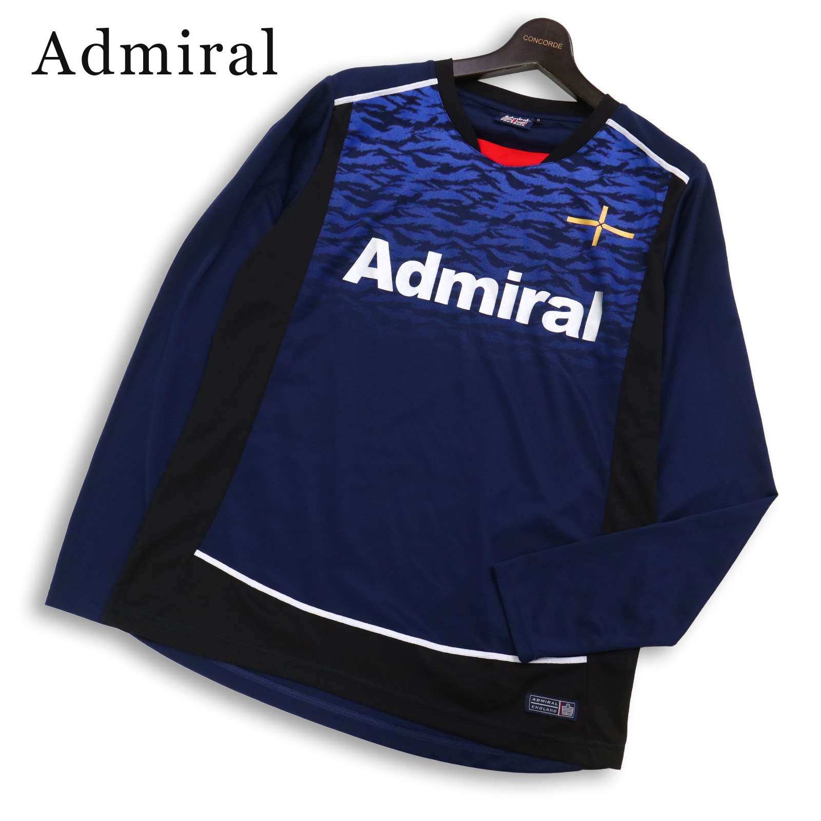 アドミラル長袖Tシャツ Admiral アドミラル 通年 FOOTBALL☆ 長袖 ロゴプリント カモフラ ロン
