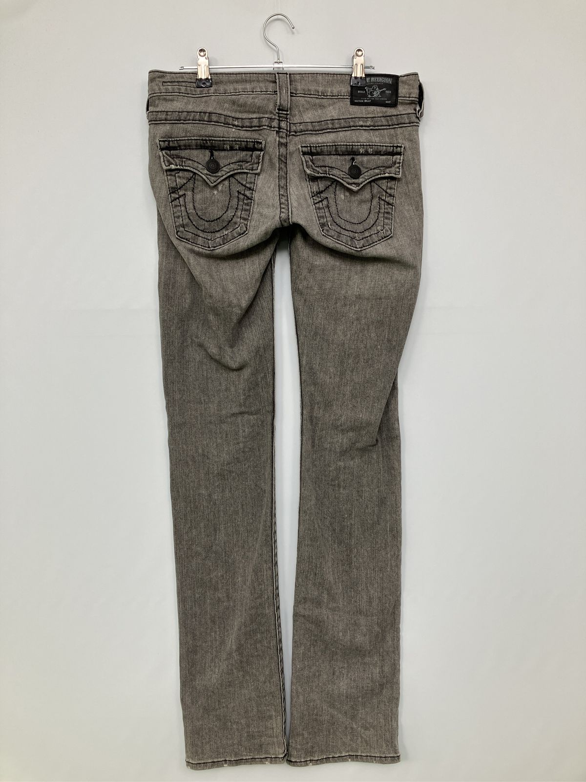 す*い様 TRUE RELIGION デニムパンツ サイズ29 ダークグレー True Religion トゥルーレリジョン デニムパンツ 27 グレー フル