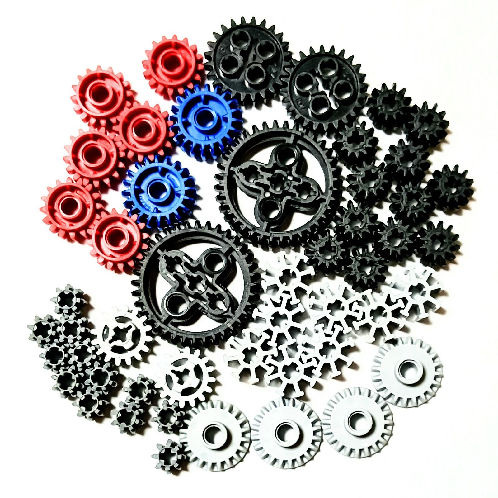 Genuine Lego Used Gears Gears 50 Lego Blocks [Control Number: 4287]