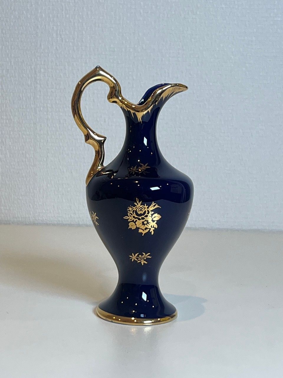 233019】Limoges リモージュ 花瓶 一輪挿し 金彩 インテリア 高級感