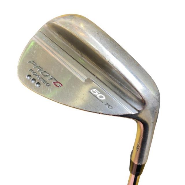【中古】 PROTO-CONCEPT PROTO-CONCEPT FORGED WEDGE(メッキ) 50°/10° ウェッジ WG 純正特注シャフト (フレックスその他) メンズ 男性用 右利き 右用 Cランク ゴルフクラブ